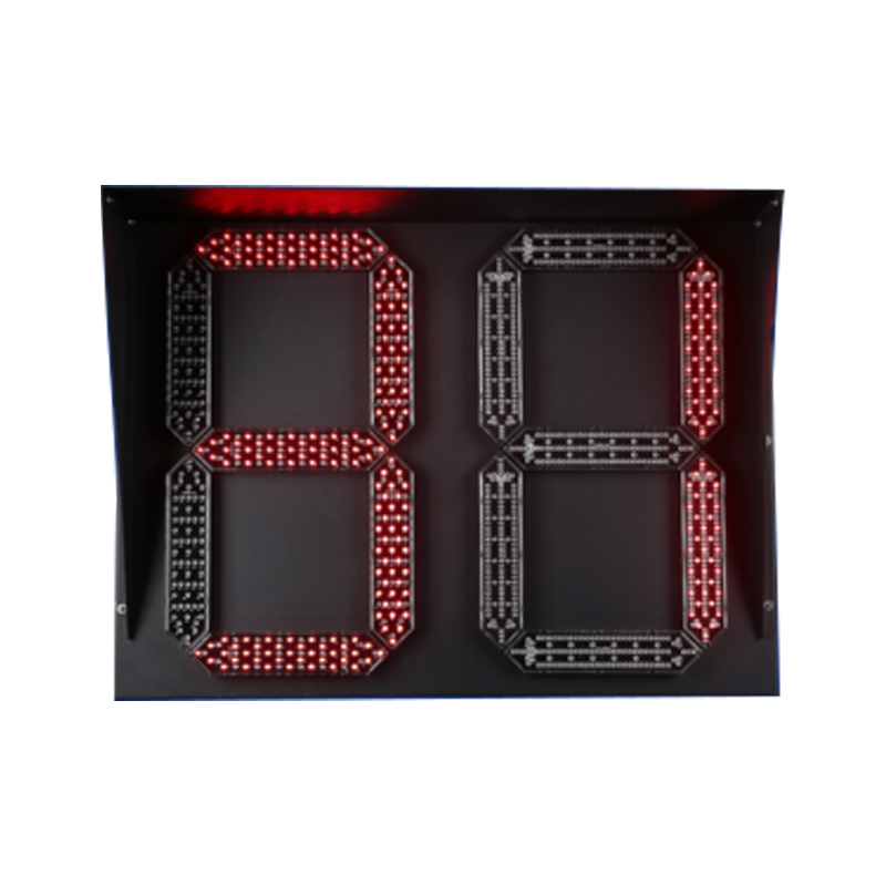 Cuenta regresiva de tráfico LED de doble posición y color dual de 800 * 600 mm