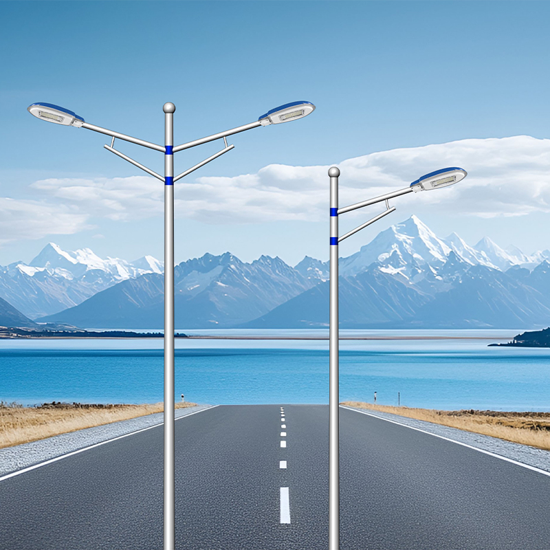 Farola LED Impermeable de Brazo Simple/Doble de 40W-100W